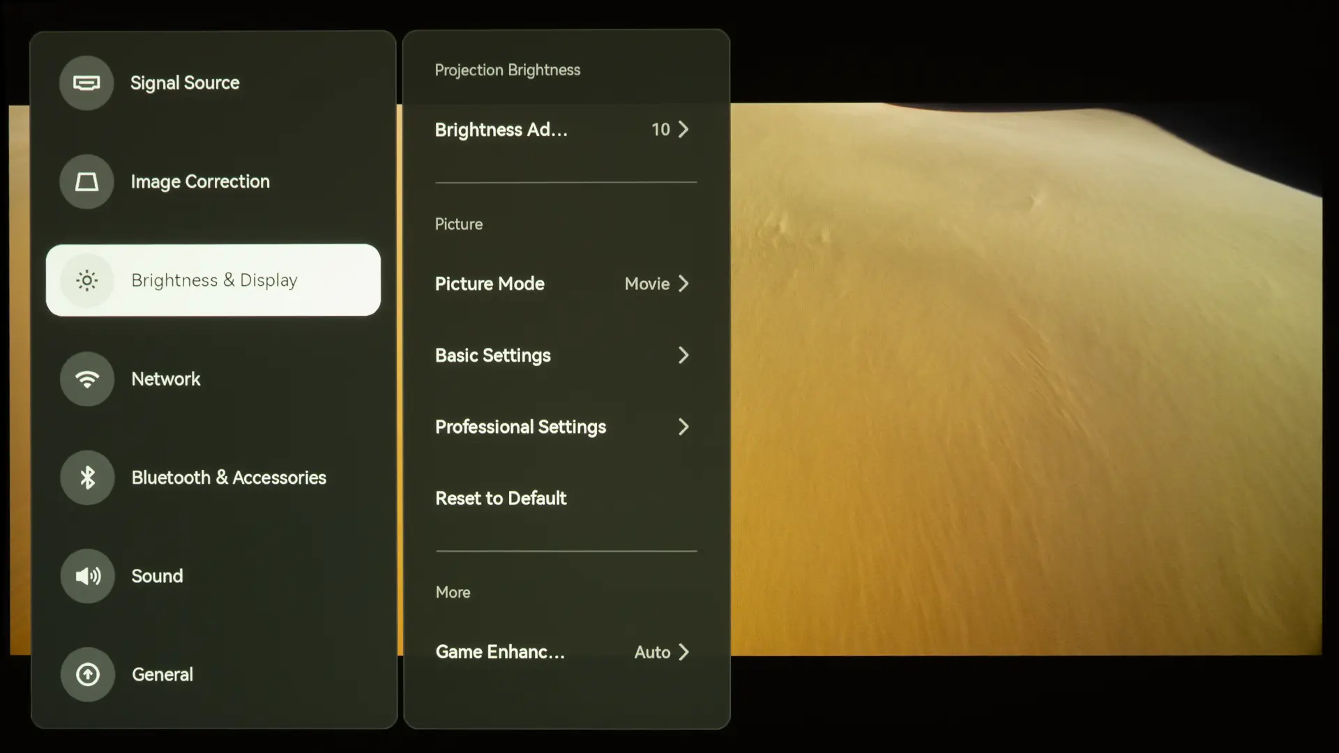 XGIMI Titan Menu-3