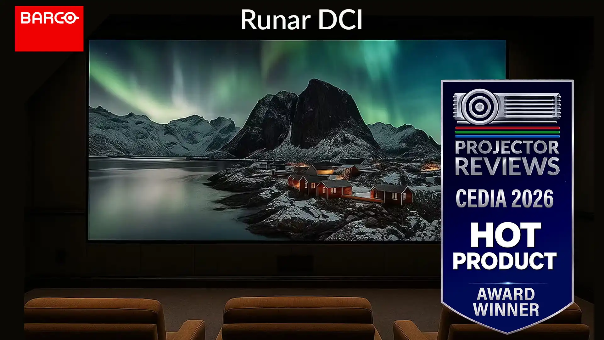 Barco Runar CEDIA 2026 Award